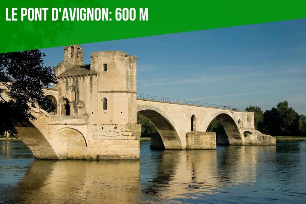 아비뇽 La Loge De L'Horloge - 1 Min Palais Des Papes - Ac Clim - Wifi - Hypercentre - Vue Sur Le Carrousel 아파트 외부 사진